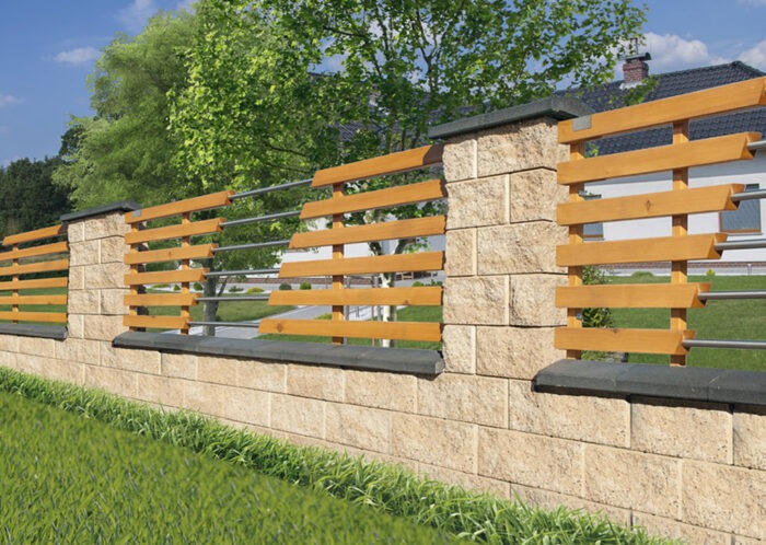 Pustak Ogrodzeniowy Łupany 38x38x16 cm - obrazek 4