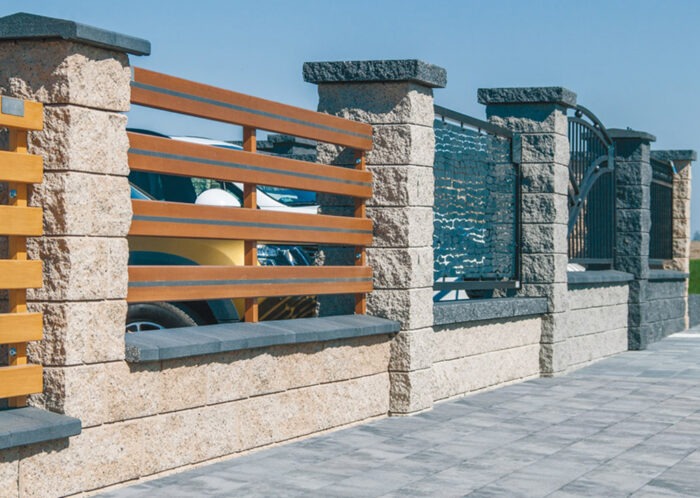 Pustak Ogrodzeniowy Łupany 38x38x16 cm - obrazek 3